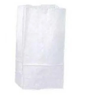 16# White Grocery Bags - 7 3/4" x 4 7/8" x 15 3/4" (500 bags/case)