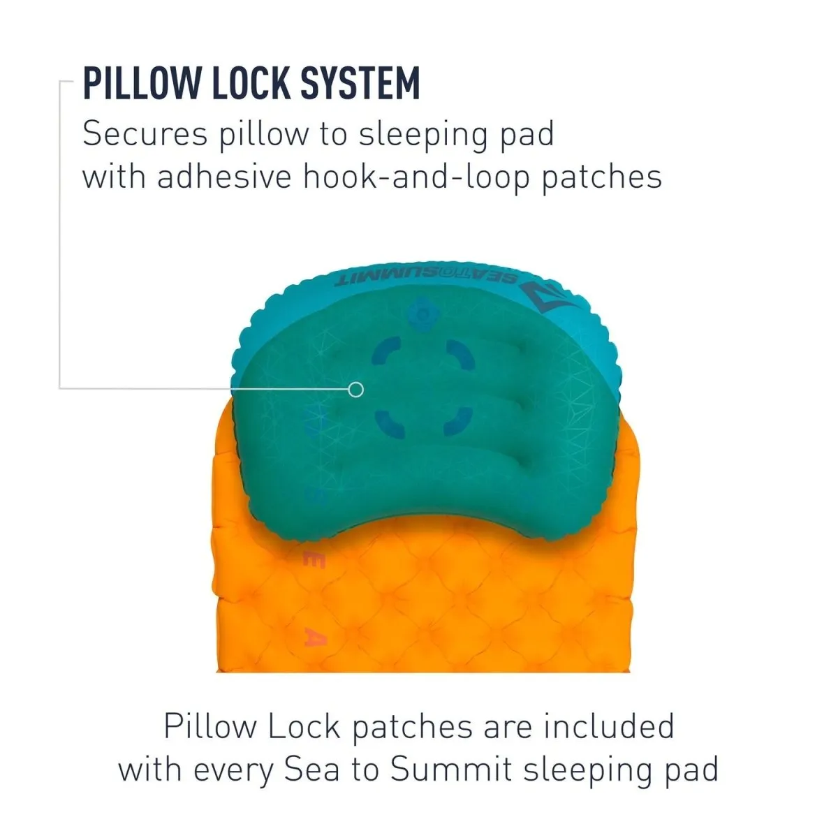 Aeros Regular Ultralight Pillow - Aqua