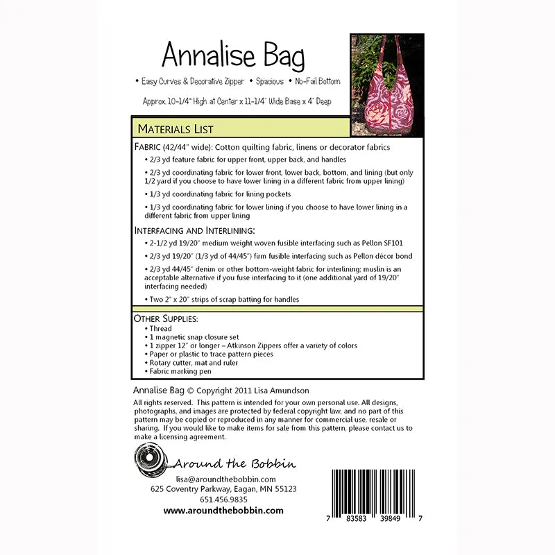 Annalise Bag Pattern