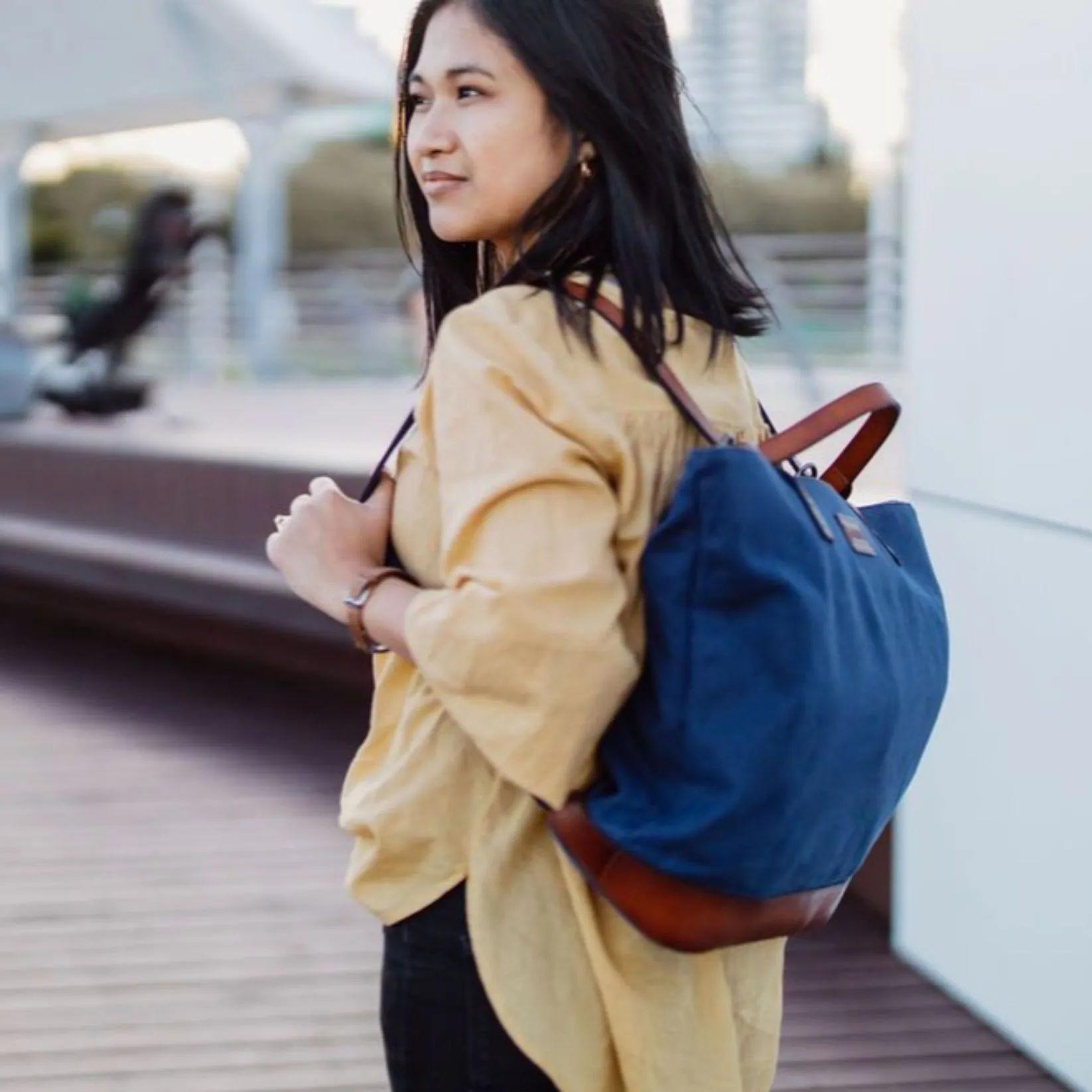 Arch Luxe Nappy Bag Navy