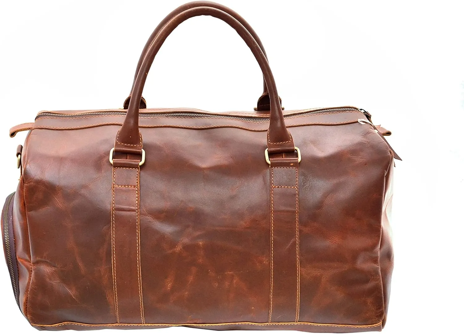 Buffalo Leather 20-Inch Duffel: Your Perfect Weekender for Travel, Gym, and Overnight Trips