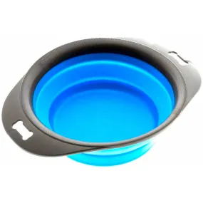 Collapsible Pet Feeding Bowl Blue - Portable Lightweight Durable Easy to Clean Travel Friendly