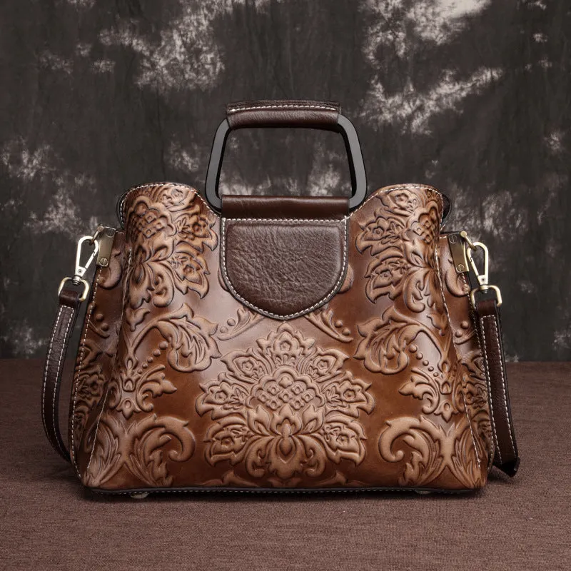 Cowhide Messenger Bags: Genuine Leather Handbags for Fashion-Forward Women