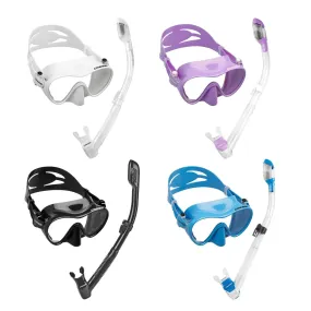 Cressi F1 Mask   Dry Snorkel MS Set