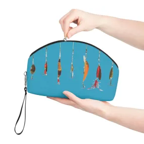 Fishing Theme Boat / Beach Bag - Lures - Turquoise