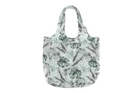 Foldable Bag Jacqueline Monstera Teal