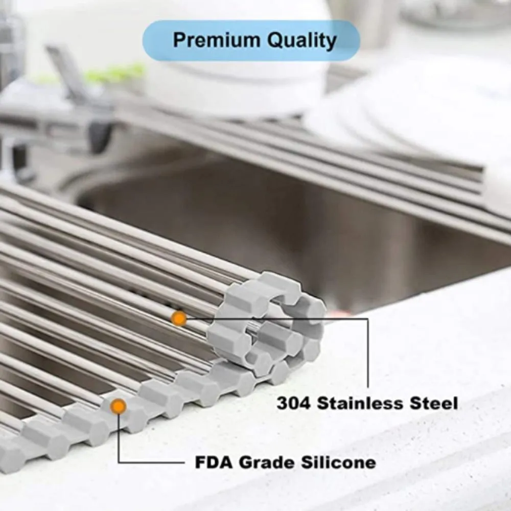 Foldable Over Sink  Dish Drying Rack