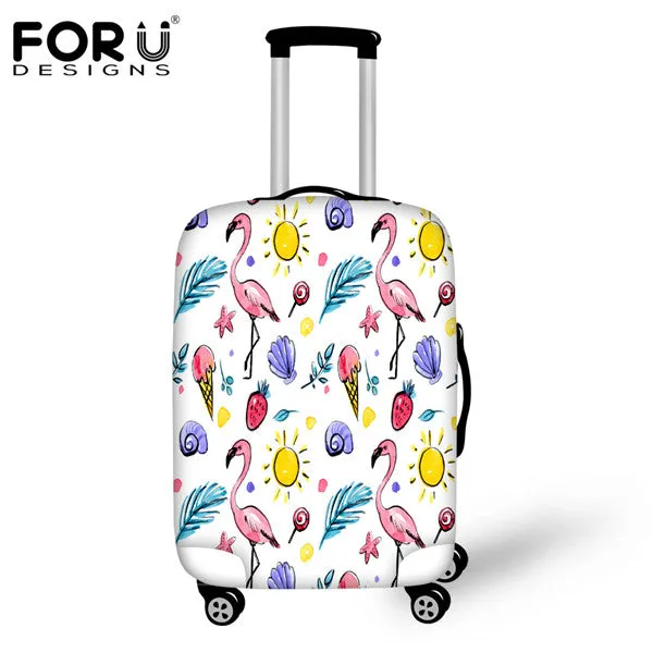 FORUDESIGNS Statue of Liberty Elastic Travel Luggage Protective Cover Stretch Protect Trolley Suitcase Cover for 18-30 Inch Case