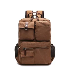 Korean Style Unisex Large Canvas Backpack