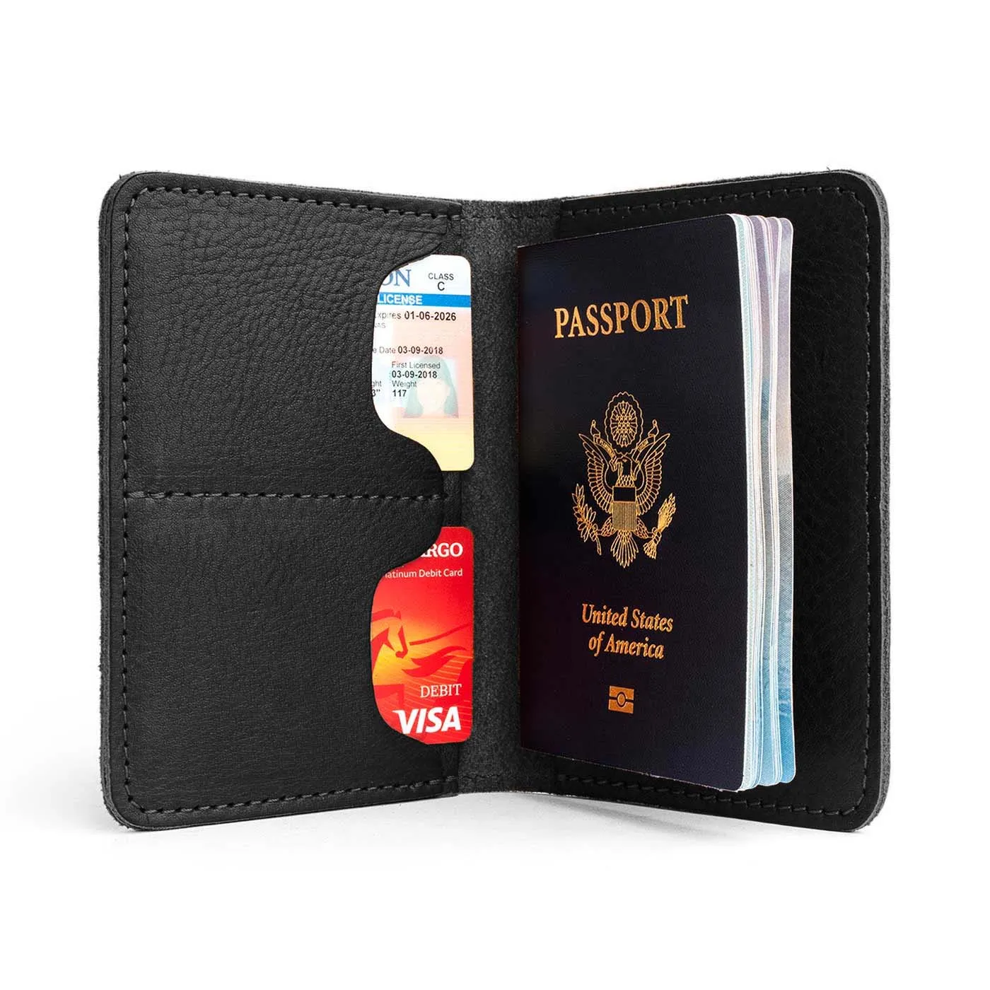 Leather Modern Passport Holder