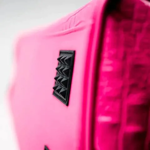 Neon Pink Apollo 2 Faux Crocodile Skin Travel Set