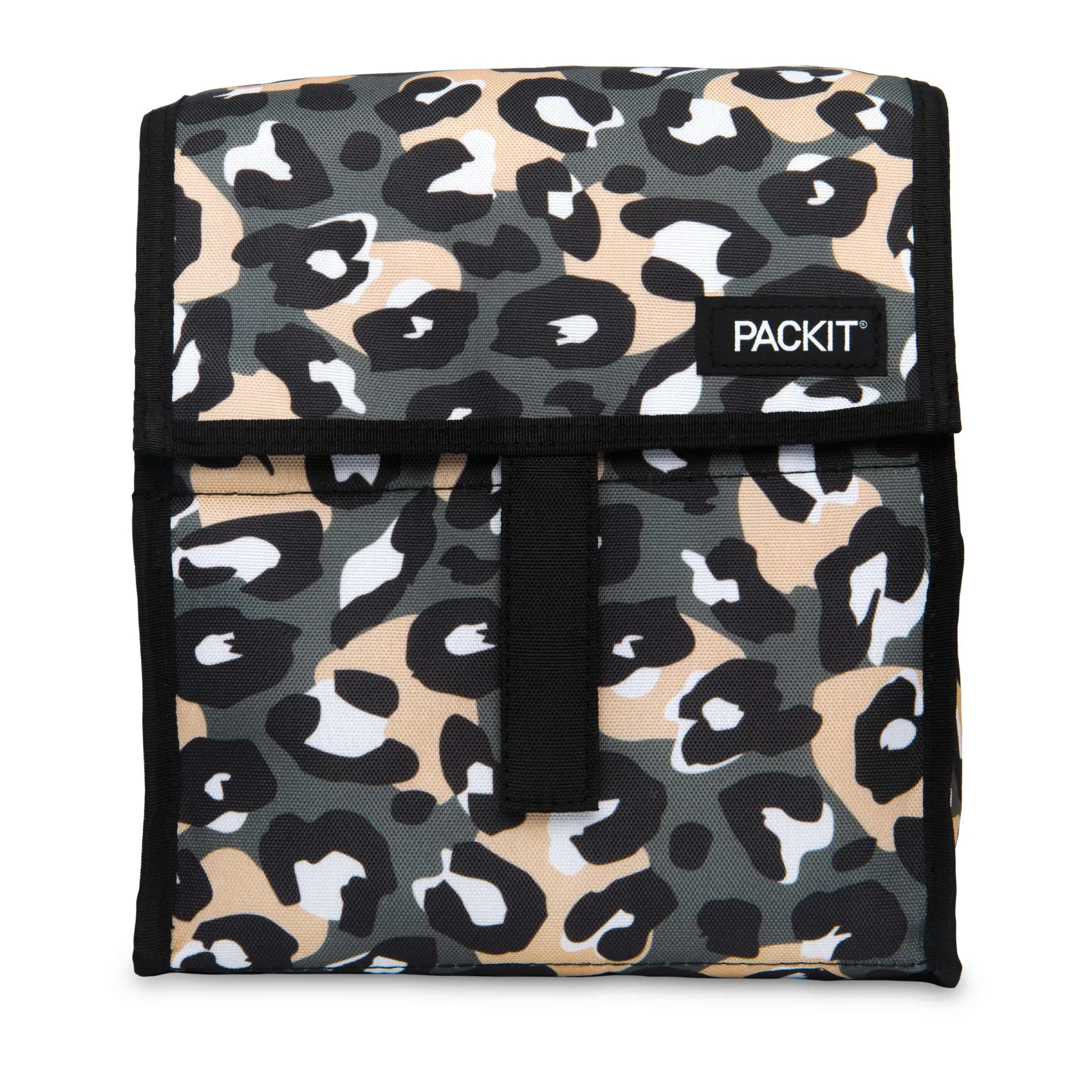 PackIt Freezable Lunch Bag - Wild Leopard Grey