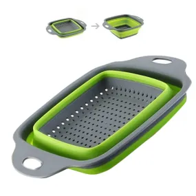 Plastic Folding Basket / Strainer for Kitchen