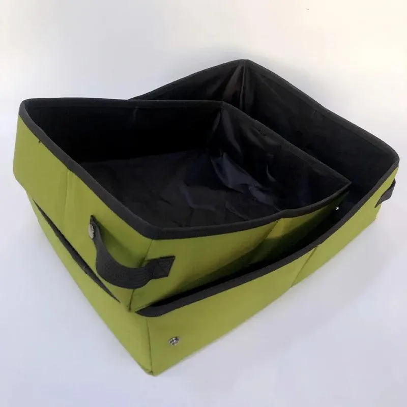 Portable Waterproof Oxford Cloth Cat Litter Box