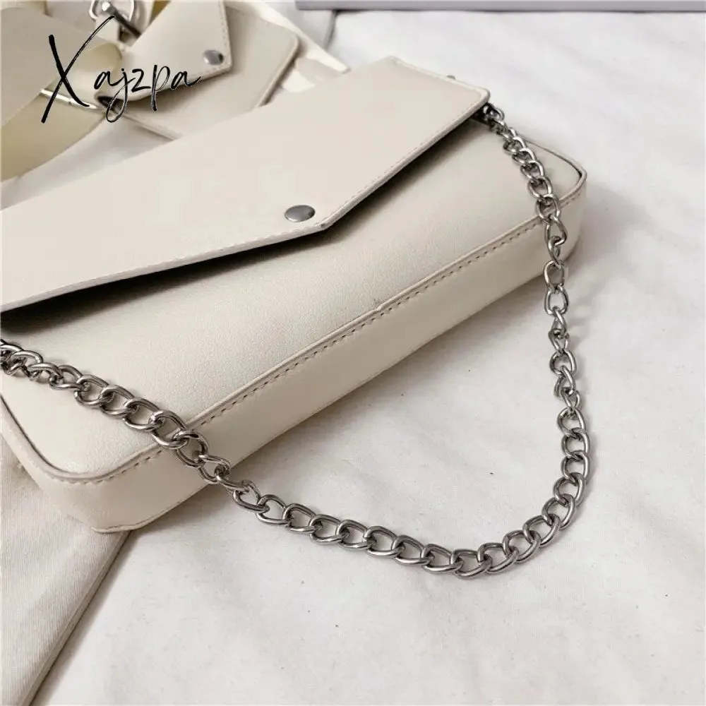 Xajzpa - Women Crossboy Bags New Leather Shoulder Bag With Coin Purse And Handbag Ladies Bag 2 Pieces Set Messenger Bags Retro Hobo